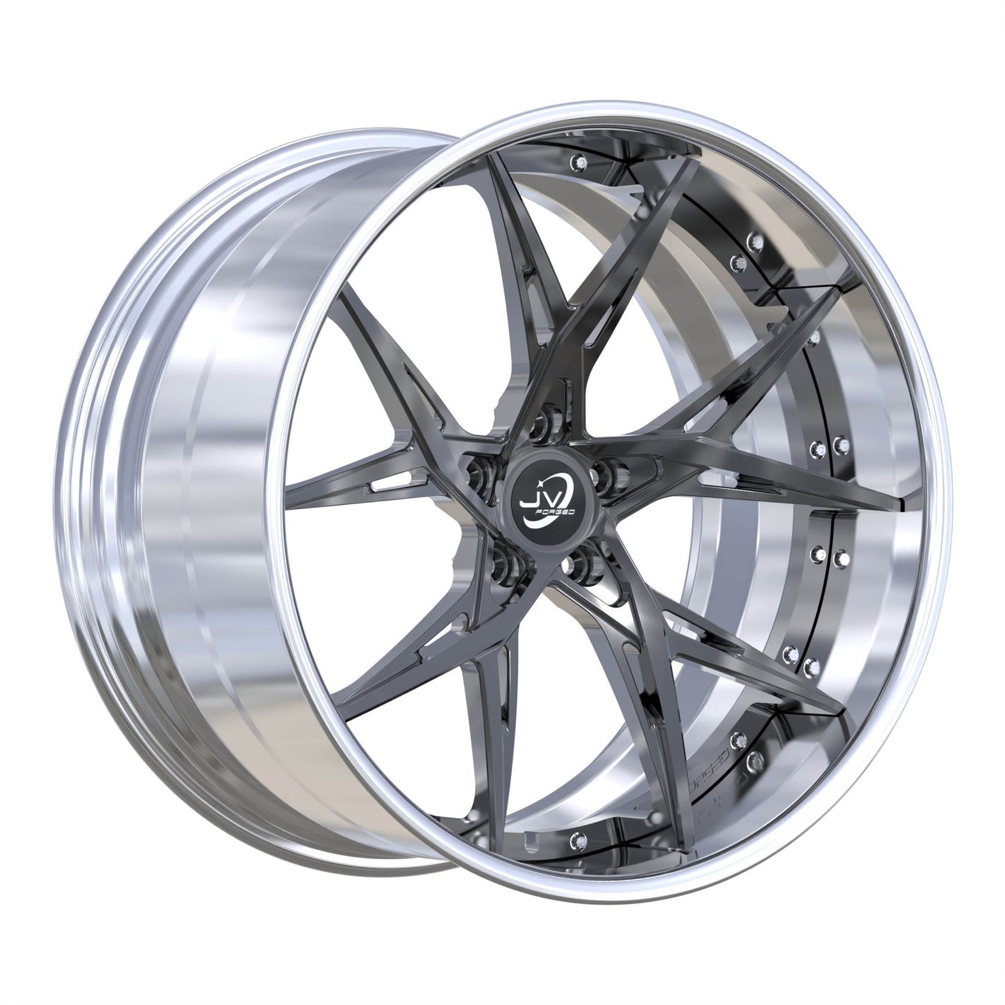 JVForged 21/22” JV-3 2-Piece Reverse Lip Wheel