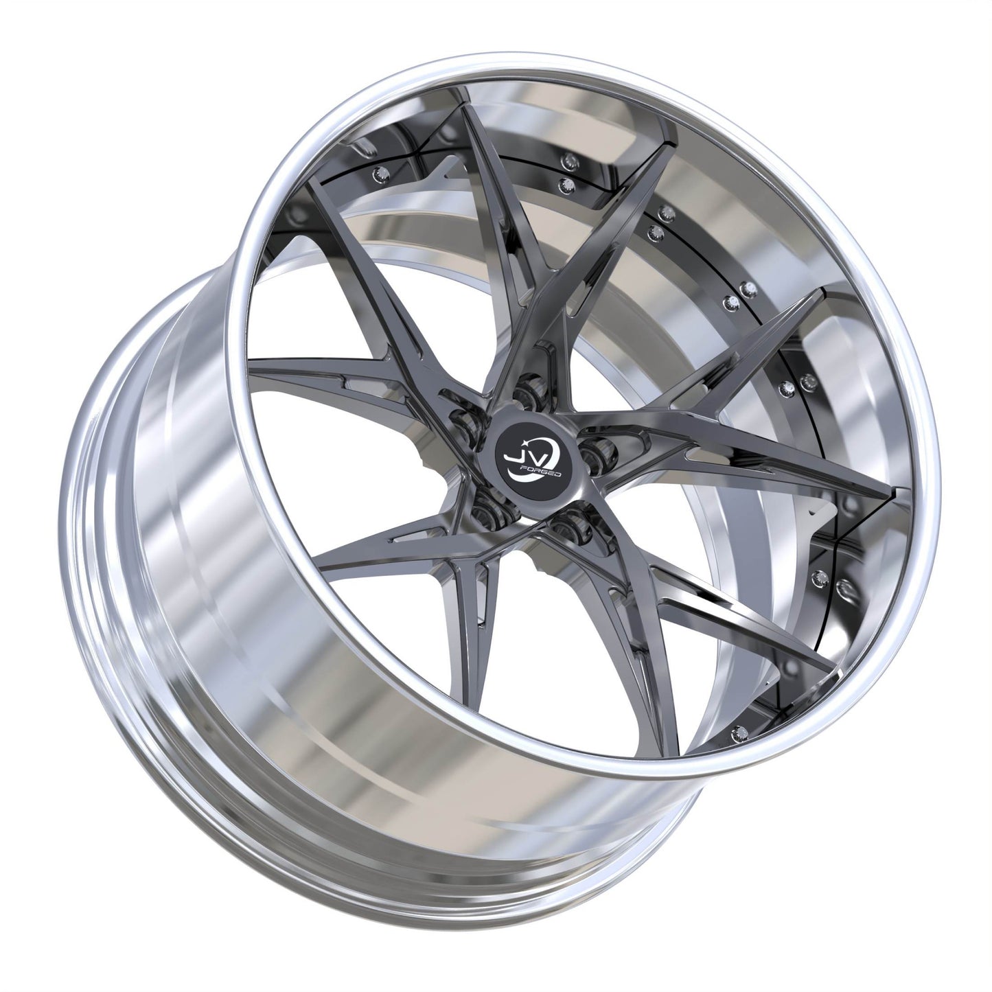 JVForged 21/22” JV-3 2-Piece Reverse Lip Wheel