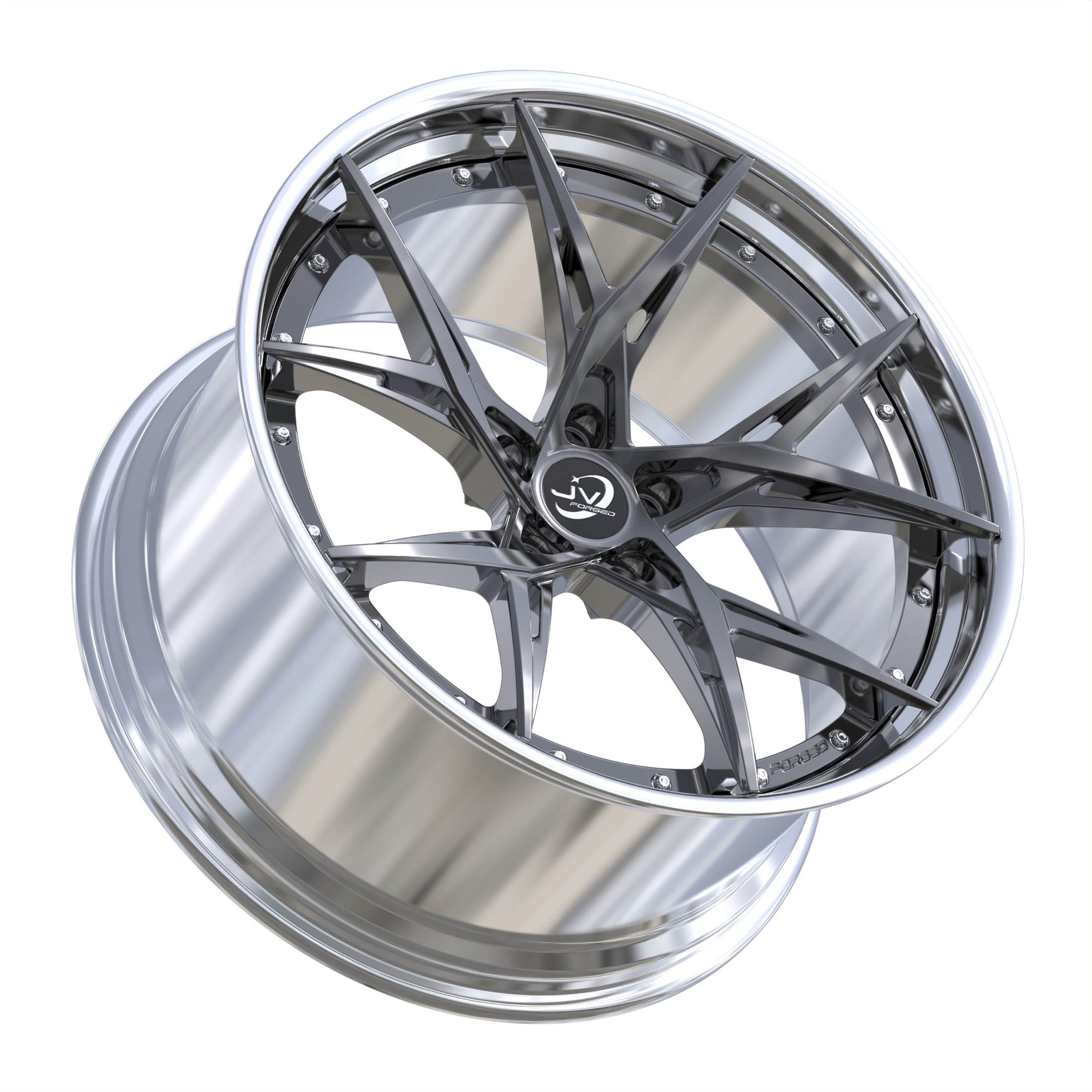 JVForged 21/22” JV-2 2-Piece Step Lip Wheel – Jack's Racing Products